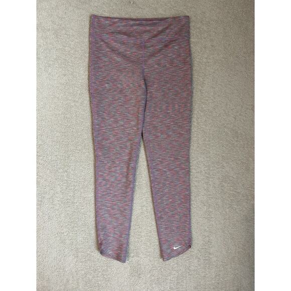 Nike Women's XL Dri-FIT Printed Leggings Multicolor Running Athletic Outdoor - Picture 1 of 4